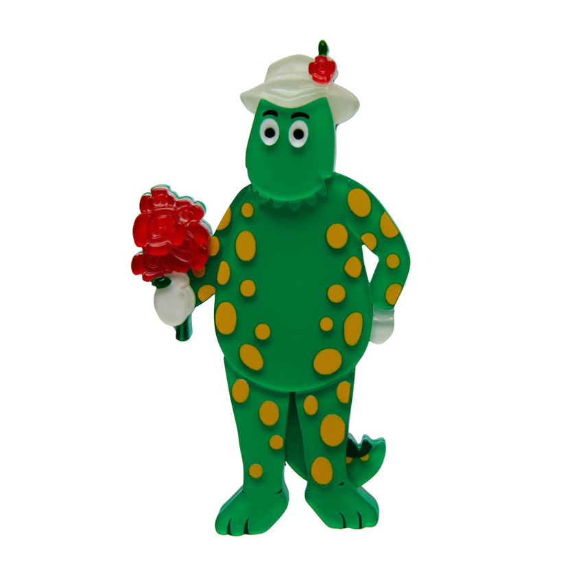 Dorothy The Dinosaur Wiggles Brooch By Erstwilder - Imperfect