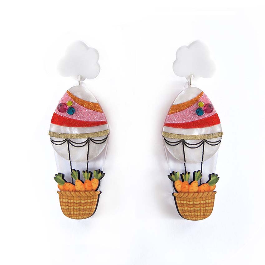 Easter Egg Balloon Earrings By Laliblue