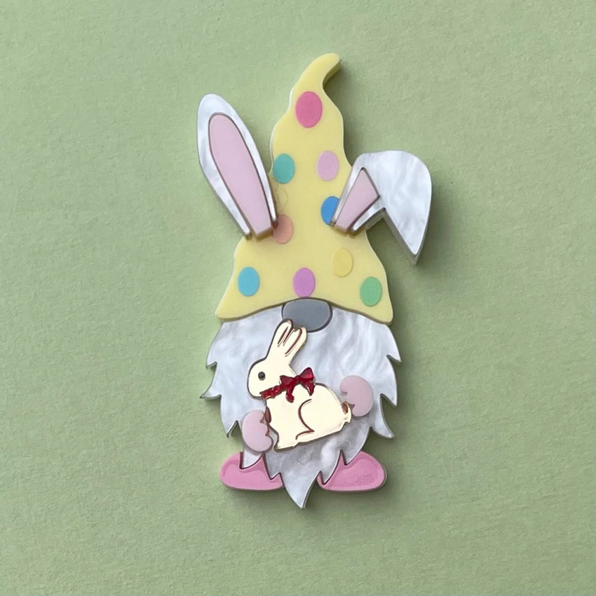 Easter Gnome 2022 Brooch By Wintersheart