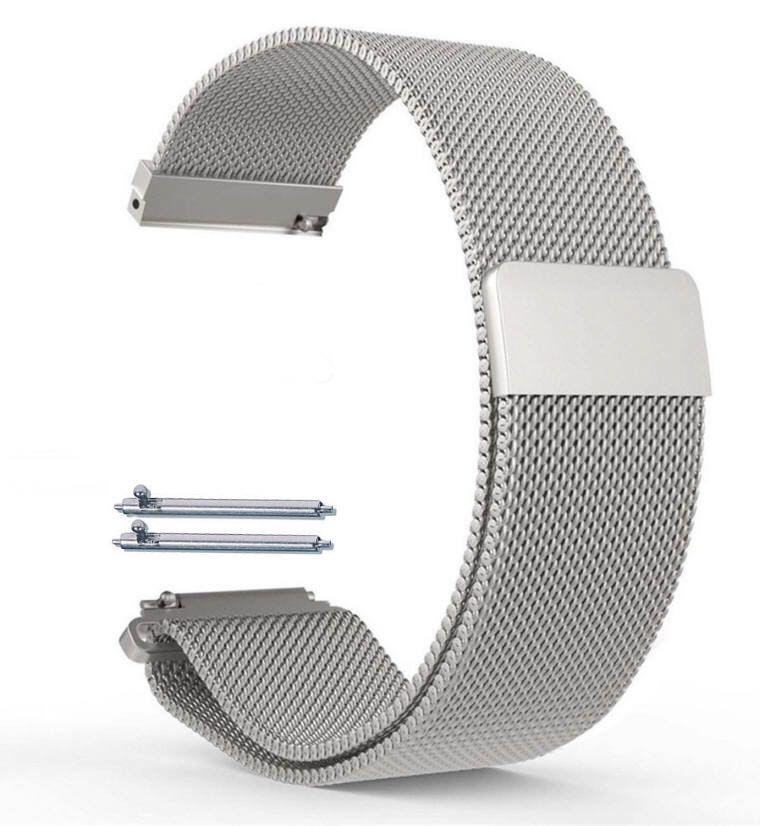 ESQ Compatible Magnetic Clasp Stainless Steel Metal Mesh Milanese Bracelet Watch Band Strap #5041
