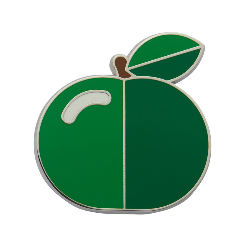 Fruit Salad Apple Enamel Pin By Erstwilder