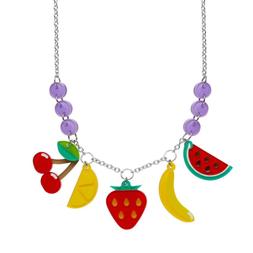 Fruit Salad Wiggles Necklace By Erstwilder