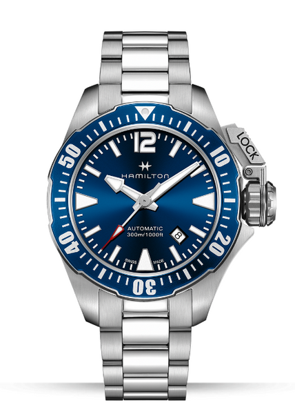 Hamilton H77705145 Khaki Navy Frogman Automatic // Pre-owned