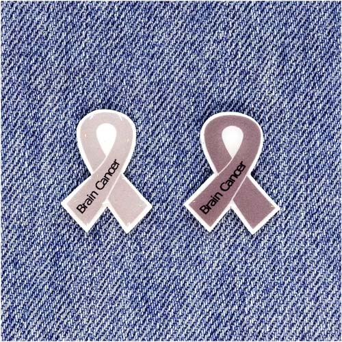 Brain Cancer Awareness Ribbon Pin