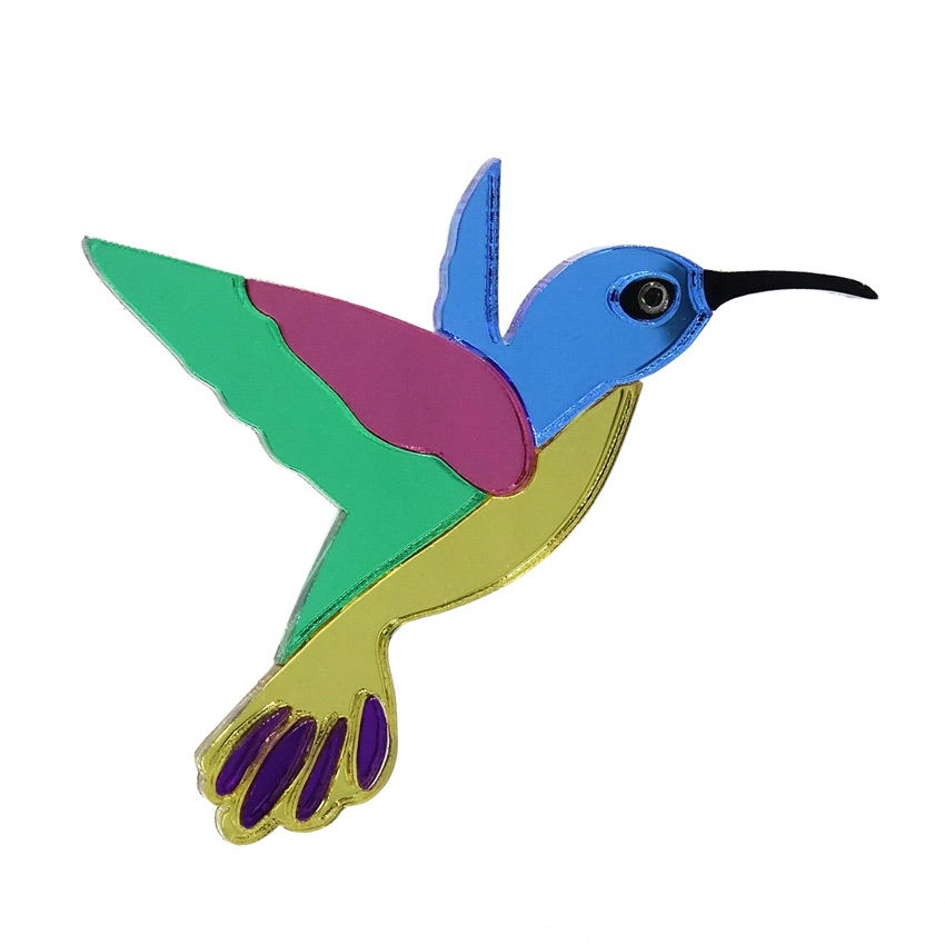 Harmony The Hummingbird Brooch By Tantalising Treasures