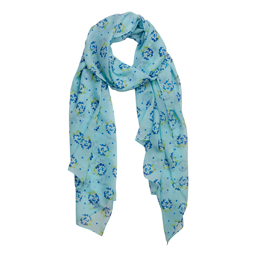 Heartfelt Hydrangea Neck Scarf By Erstwilder