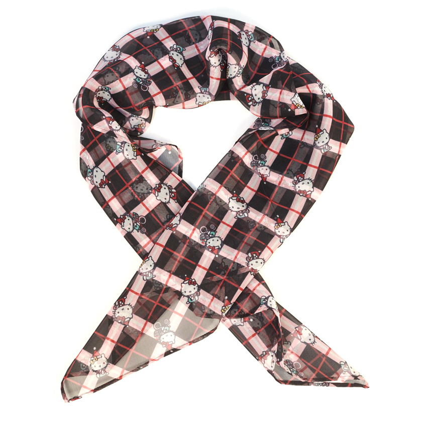 Hello Kitty X Unique Vintage Holiday Plaid Hair Scarf