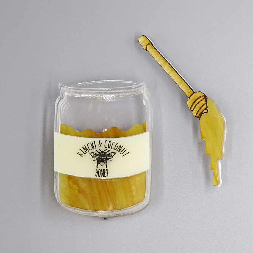Honey Brooch Set By Kimchi And Coconut - Repaired Wand