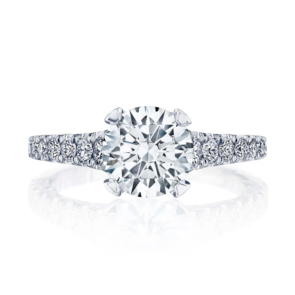 Tacori Petite Crescent Round Solitaire Engagement Ring