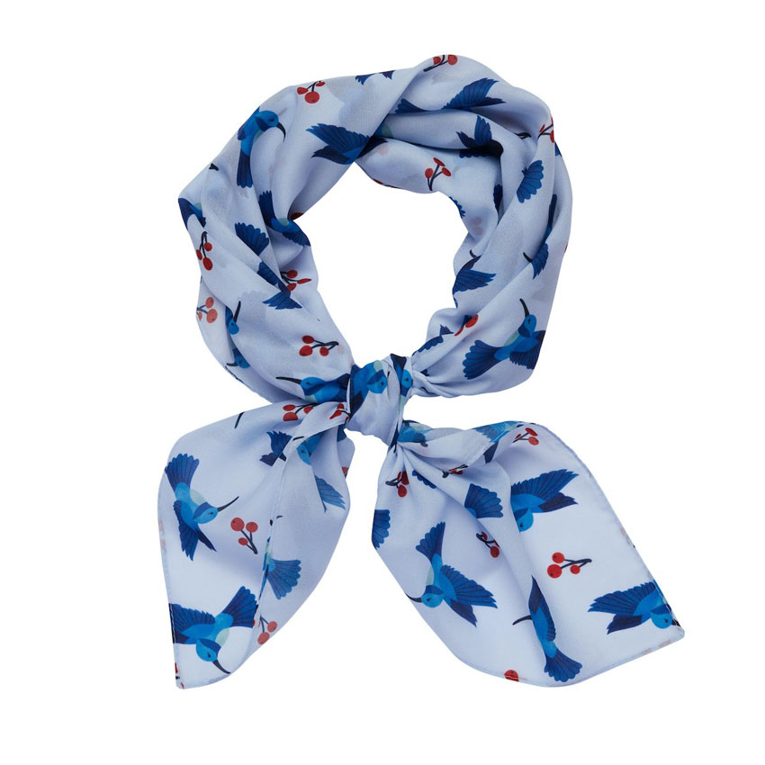 Hyacinth Hummingbird 2021 Head Scarf By Erstwilder