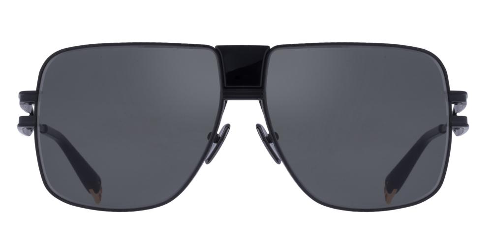 1914 Black Geometric Sunglasses