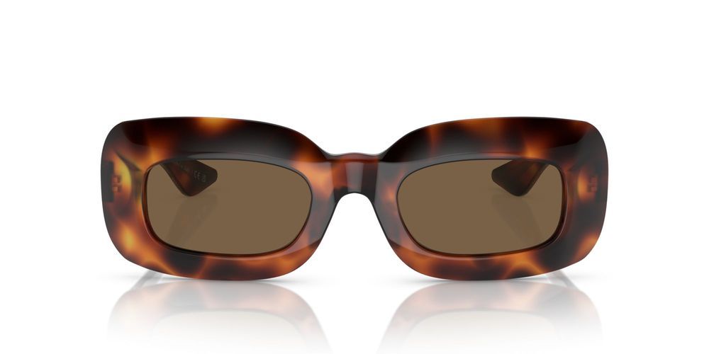 1966C OV 5548SU Havana Rectangle Sunglasses