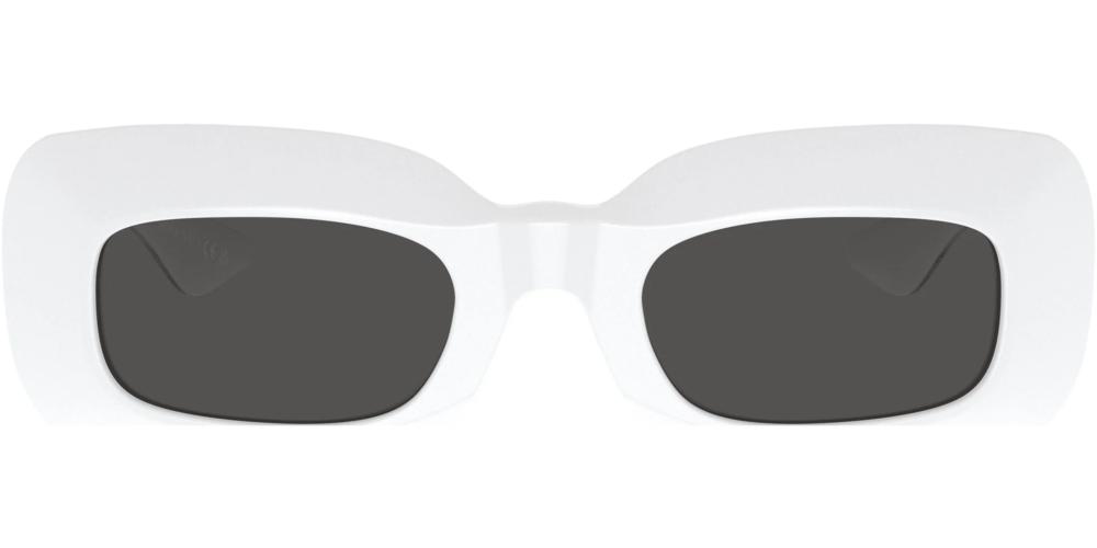 1966C OV 5548SU White Rectangle Sunglasses