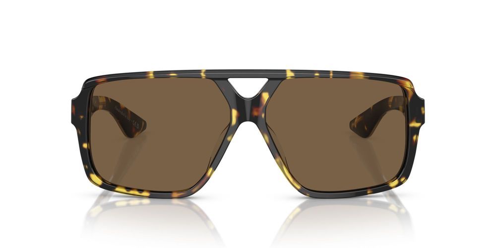 1977C OV 5520SU Havana Geometric Sunglasses