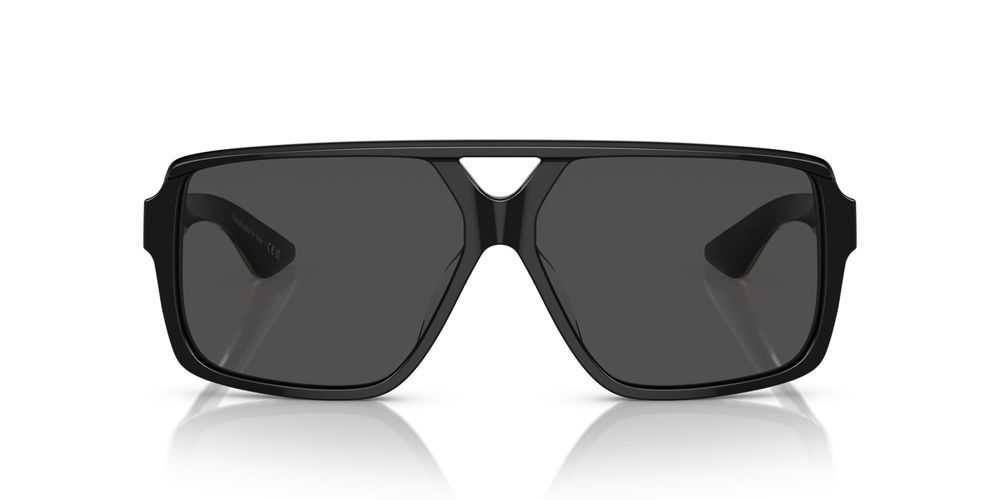 1977C OV 5520SU Black Geometric Sunglasses