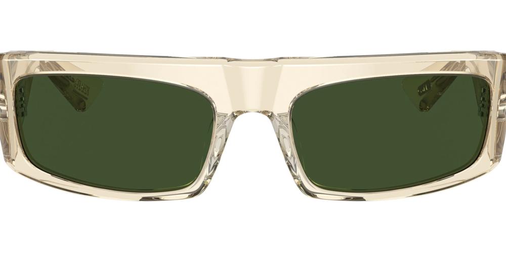 1979C OV 5549SU Yellow Rectangle Sunglasses