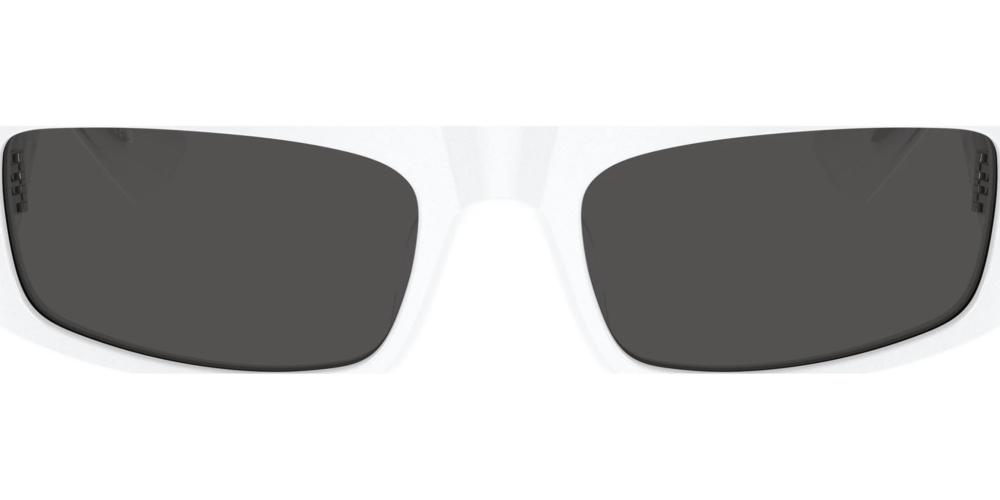 1979C OV 5549SU White Rectangle Sunglasses