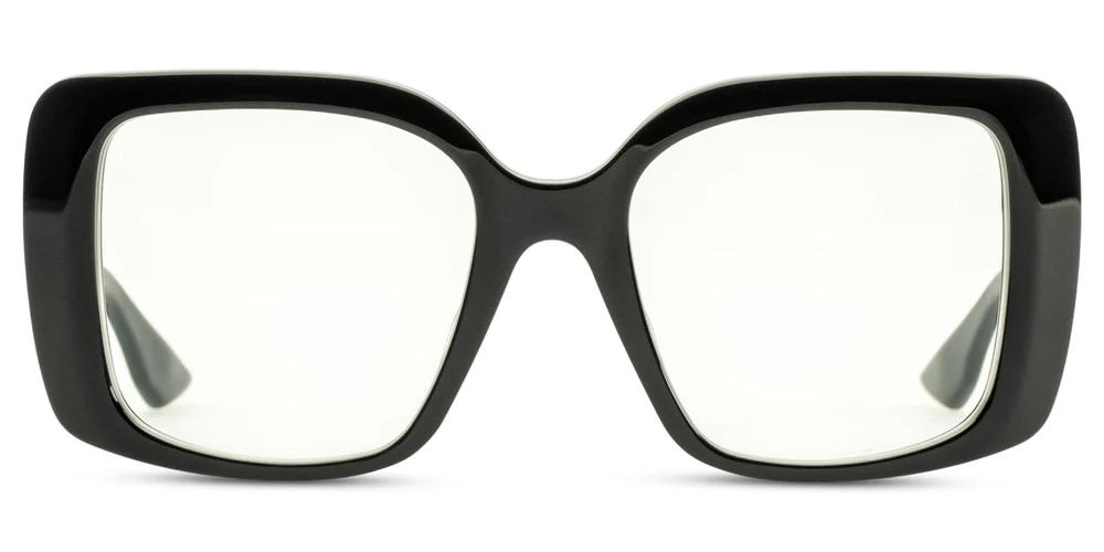 ADABRAH Black Oversize Eyeglasses