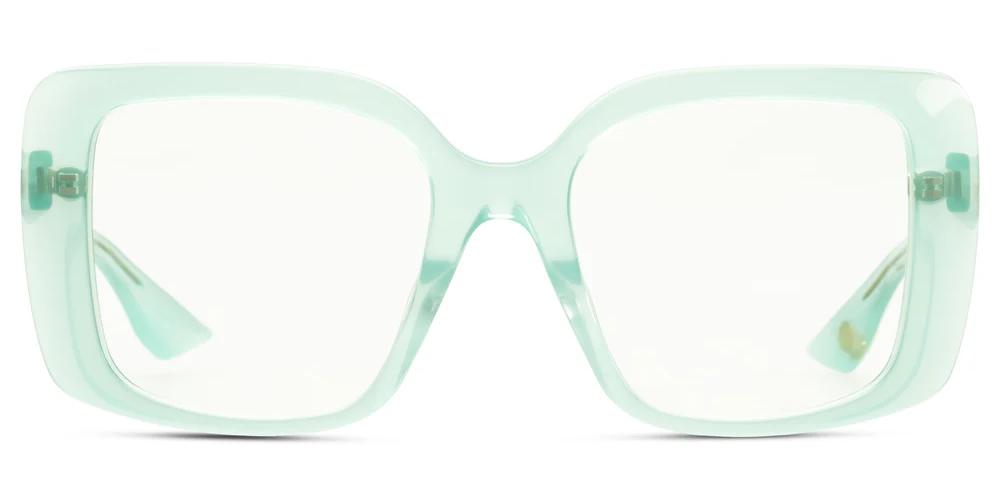ADABRAH Green Oversize Eyeglasses