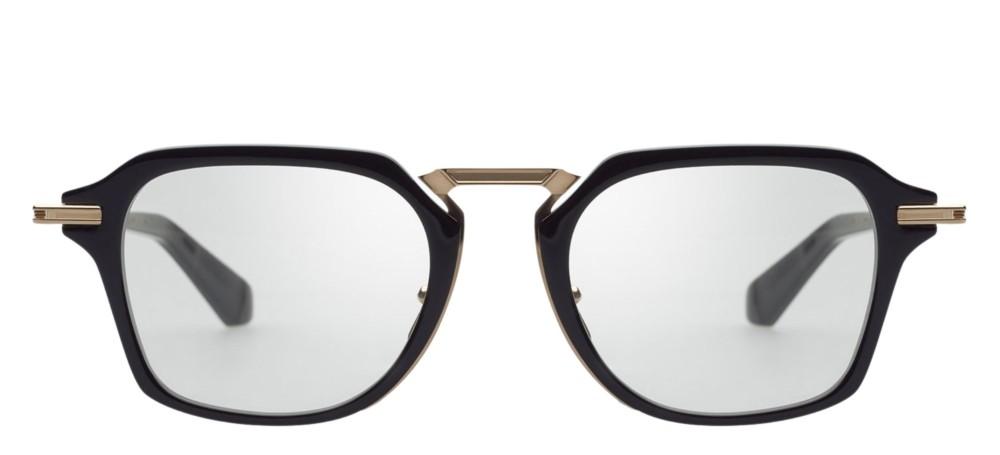 AEGEUS Black Geometric Eyeglasses