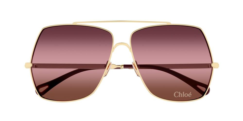 ALY CH0278S Gold Oversize Sunglasses