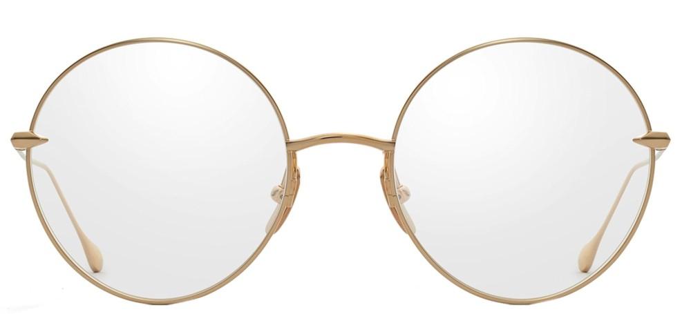 BELIEVER (-) Gold Round Eyeglasses
