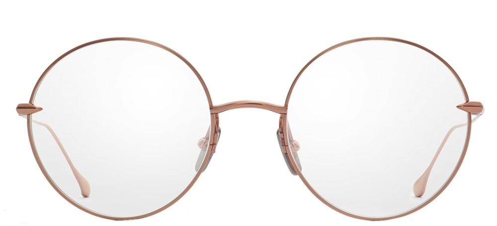 BELIEVER (-) Rose Gold Round Eyeglasses