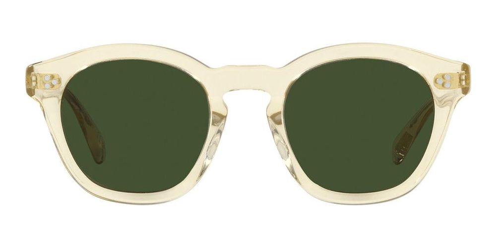 BOUDREAU L.A. OV 5382SU Yellow Round Sunglasses