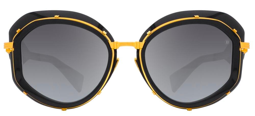 BRIGITTE Black Oversize Sunglasses