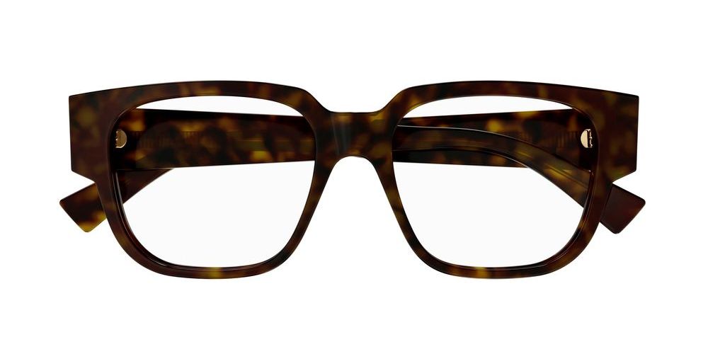 BV1289O Havana Geometric Eyeglasses