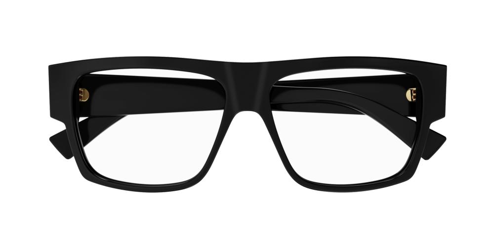 BV1290O Black Squared Eyeglasses