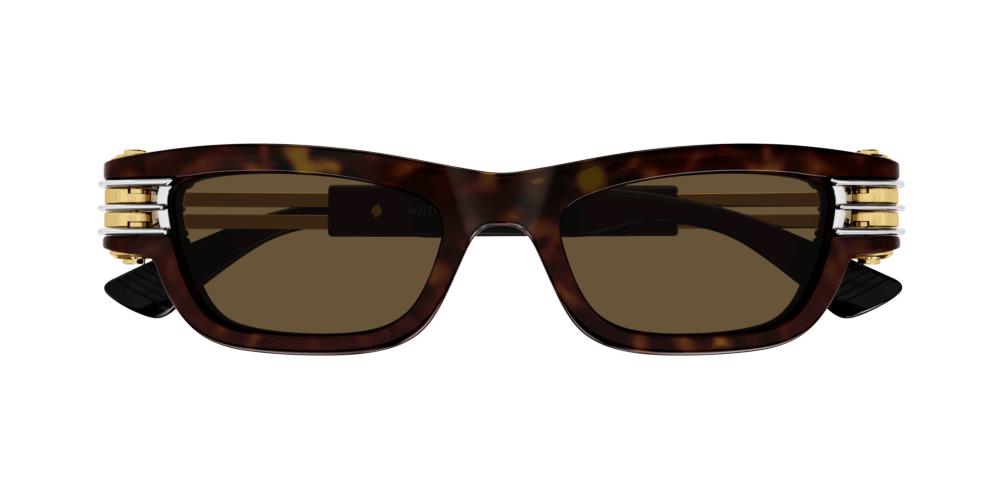 BV1308S Havana Rectangle Sunglasses