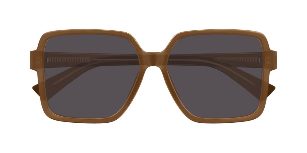 BV1317S Brown Squared Sunglasses