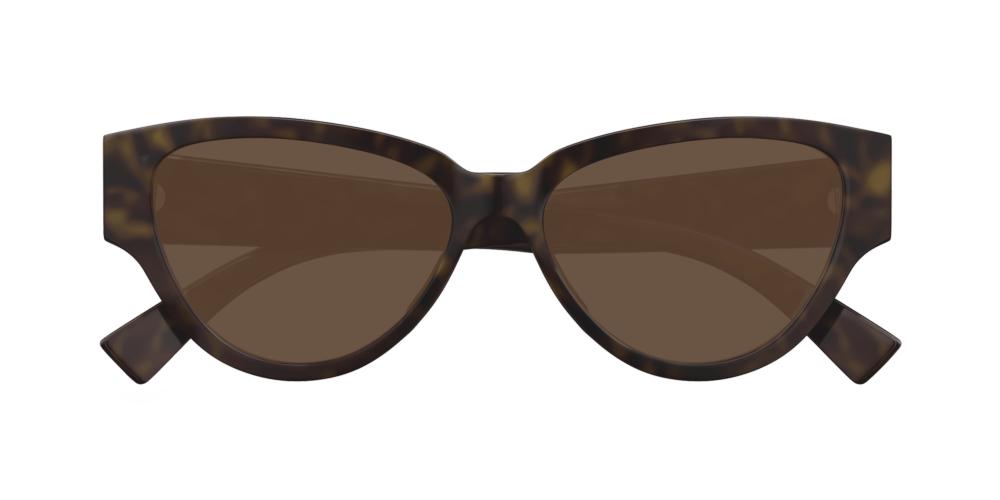 BV1319S Havana Cat Eye Sunglasses