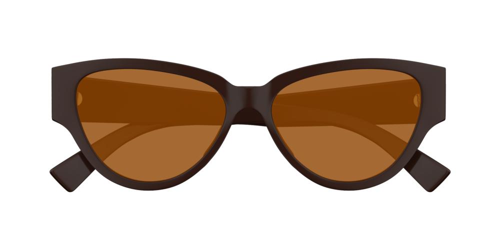 BV1319S Brown Cat Eye Sunglasses