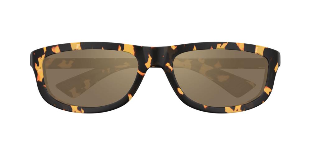BV1327S Havana Squared Sunglasses