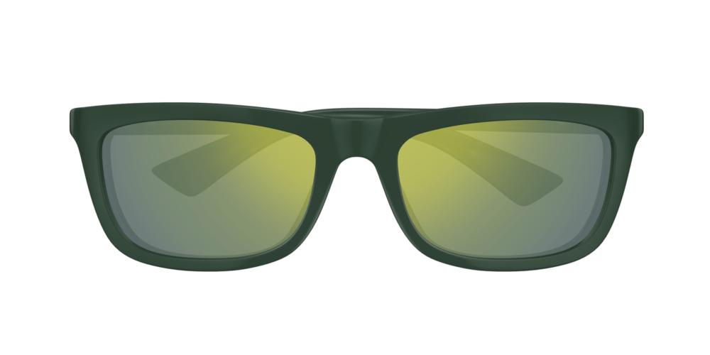 BV1328S Green Squared Sunglasses