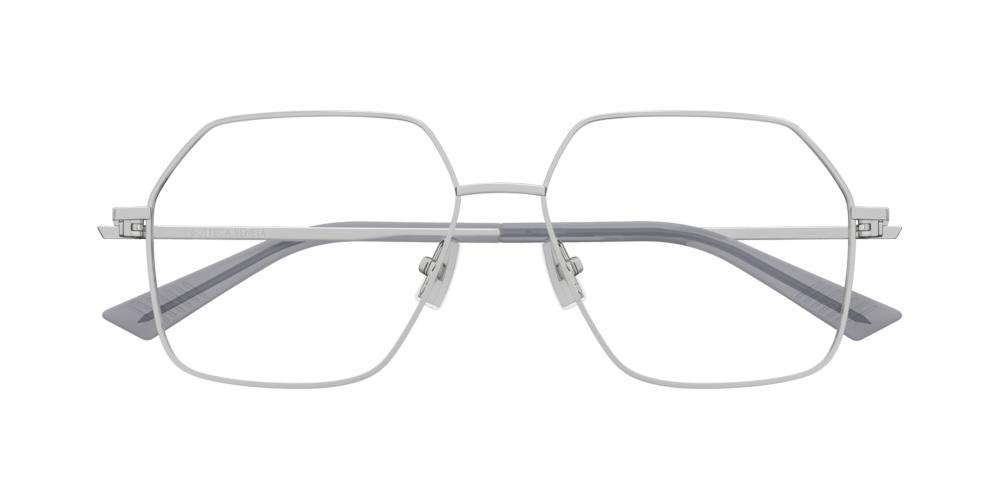BV1332O Silver Geometric Eyeglasses