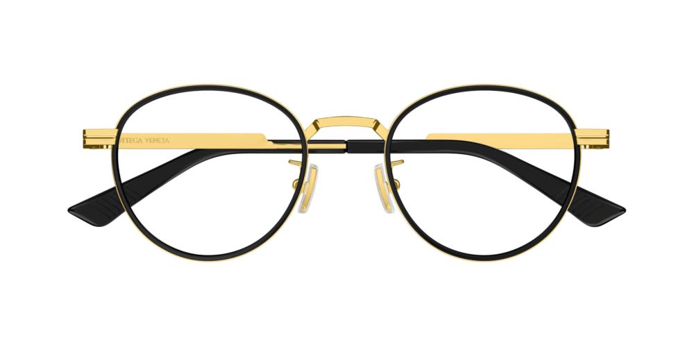 BV1337O Gold Round Eyeglasses