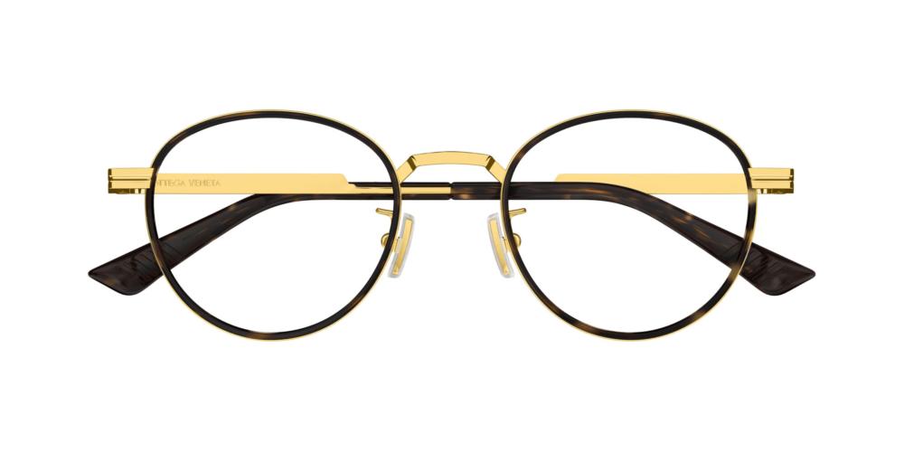 BV1337O Brown Round Eyeglasses