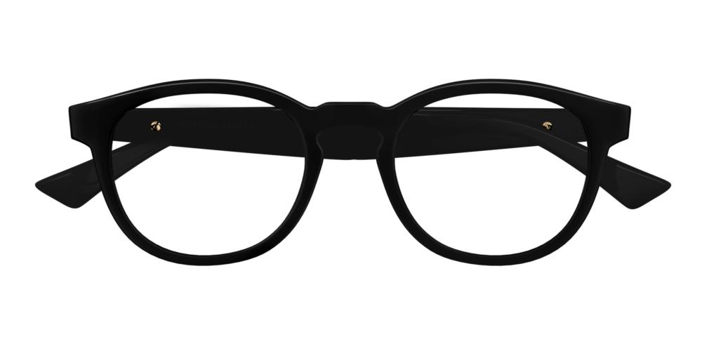 BV1339O Black Round Eyeglasses