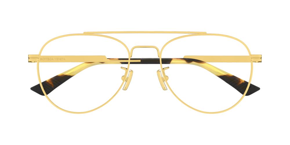 BV1340O Gold Pilot Eyeglasses