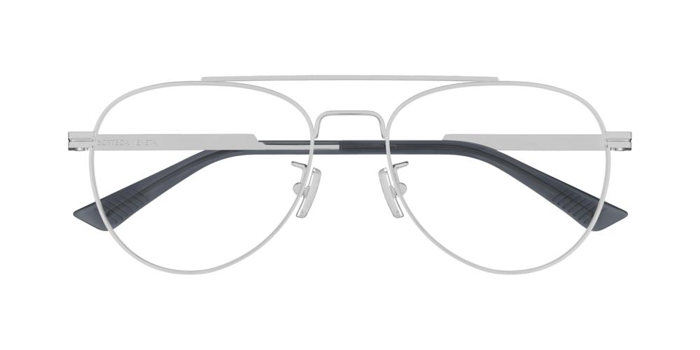 BV1340O Silver Pilot Eyeglasses