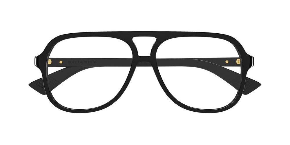 BV1417O Black Pilot Eyeglasses