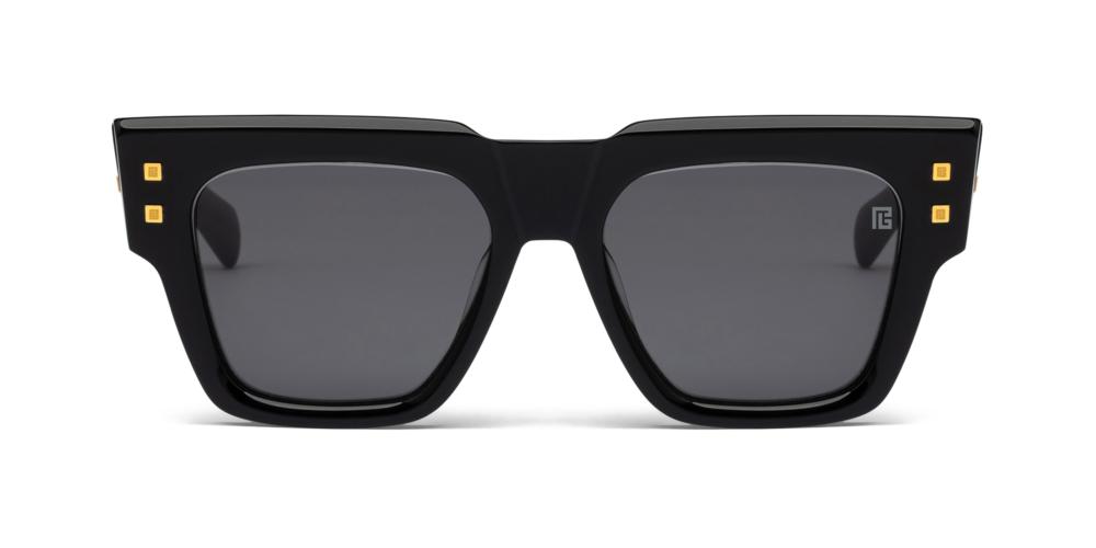 B-ARMY Black Geometric Sunglasses