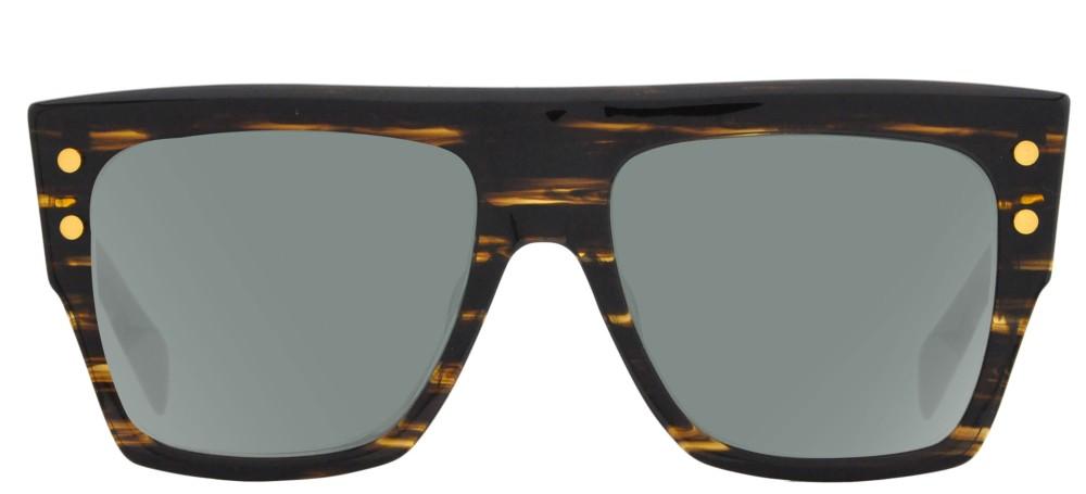 B-I Brown Geometric Sunglasses