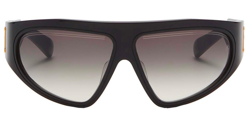 B - ESCAPE Black Geometric Sunglasses