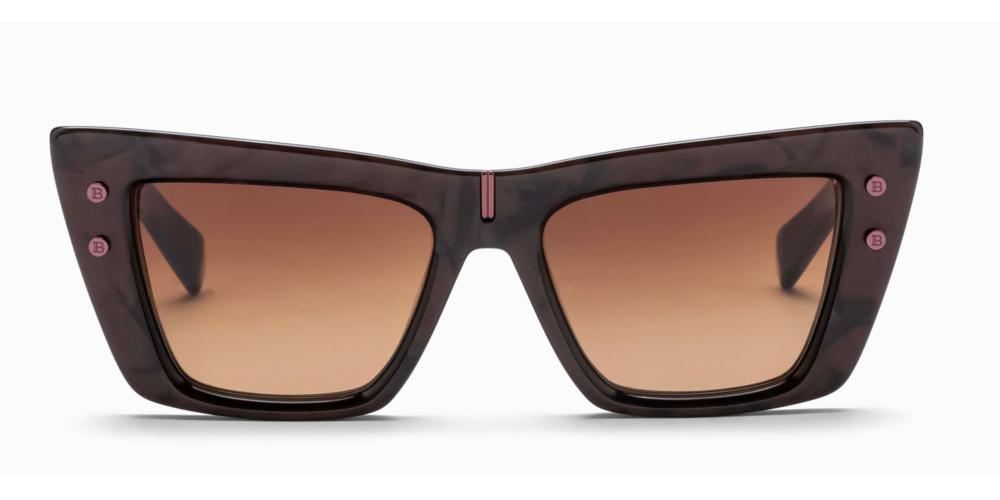 B - EYE Brown Cat Eye Sunglasses
