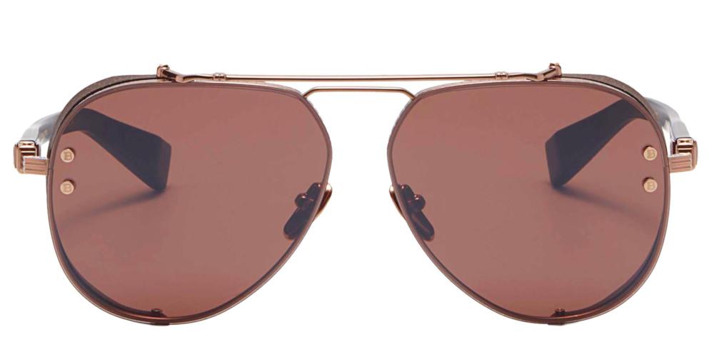 CAPTAINE Rose Gold Pilot Sunglasses