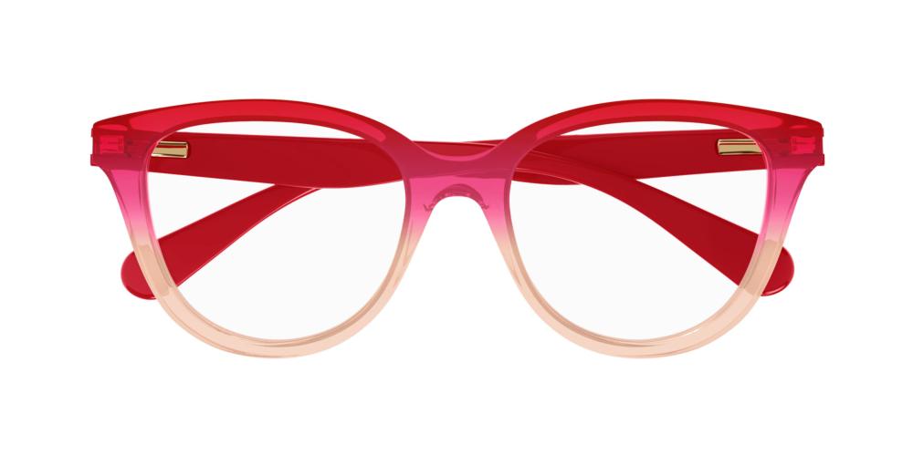 CC0021O JUNIOR Red Round Eyeglasses